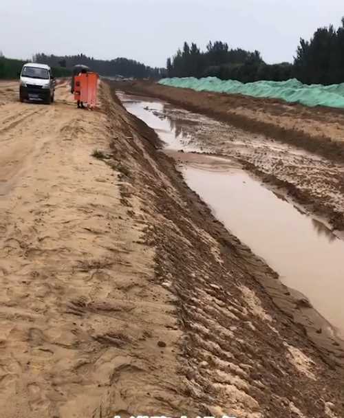 烟台蓬莱河道降水